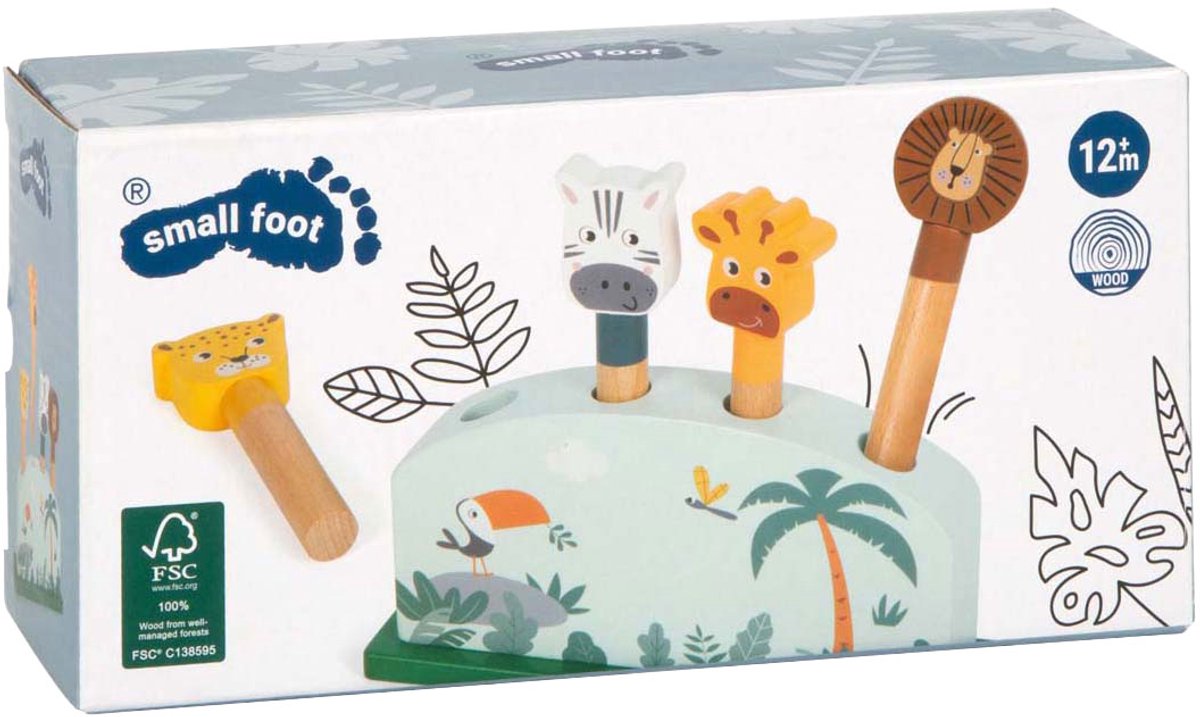 Small Foot – Holztierspiel Safari FSC