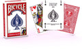Bicycle ® bridge size french faces rood - klassieke belgische speelkaarten - premium kwaliteit