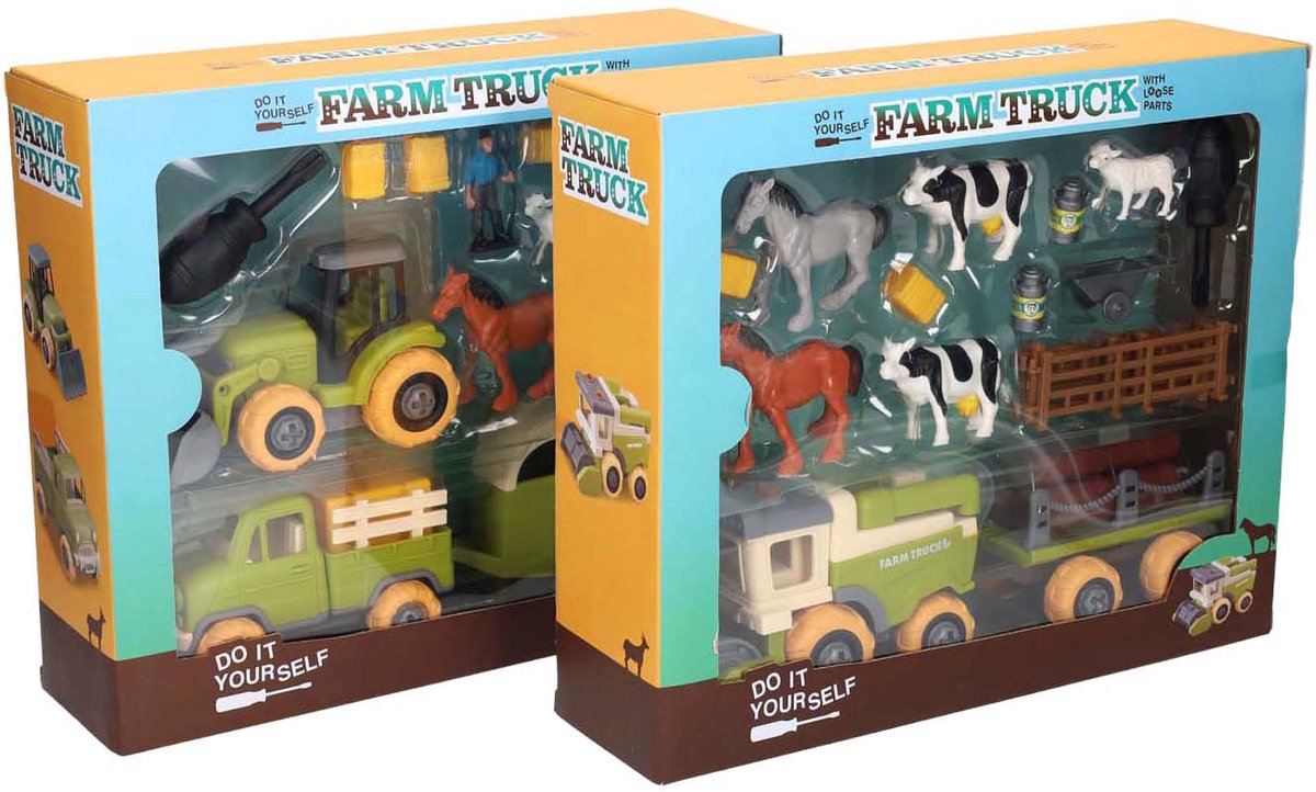 Bauernhof-Spielset mit Traktor