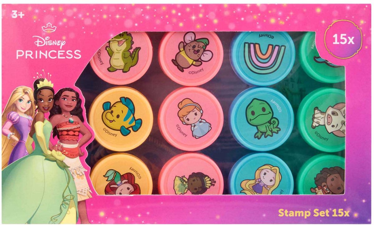 Canenco disney princess stempelset, 15st.