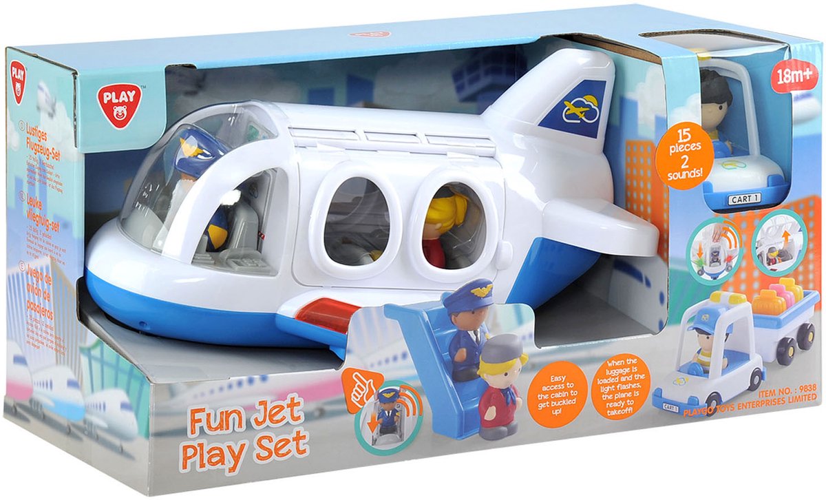 Playgo Spielset Flugzeug