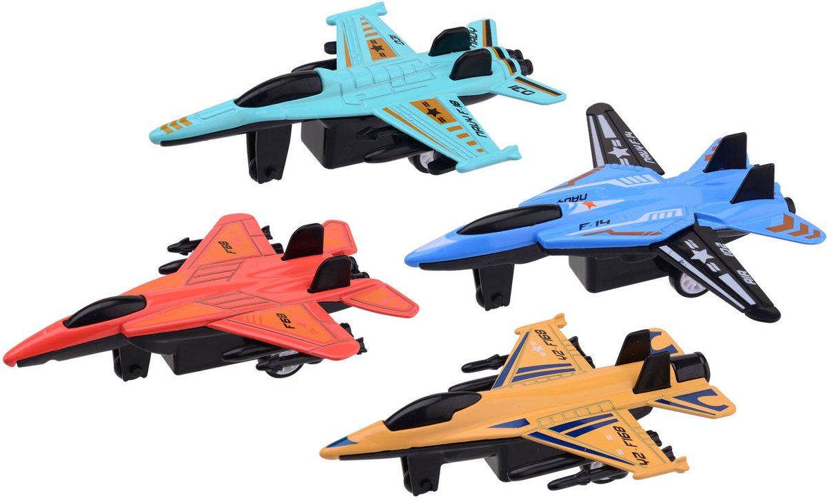 Johntoy Jet Fighter Set, 4-teilig