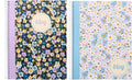 Kangaro spiraalblok - b'log flowers - formaat a5 - met lijn - 2 stuks - an-123890-a