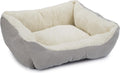 Beeztees mogina - kattenmand - pluche - grijs - 45x37x18 cm