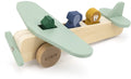 Trixie houten dierenvliegtuig - 100% fsc gecertificeerd hout - educatief speelgoed - 18+m