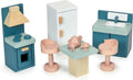 Mentari houten keuken speelgoed set - poppenhuis accessoires.