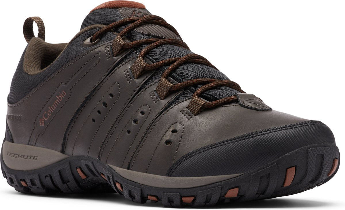 Columbia woodburnâ„¢ ii waterproof men's wandelschoenen - cordovan, cinnamon - maat 42.5