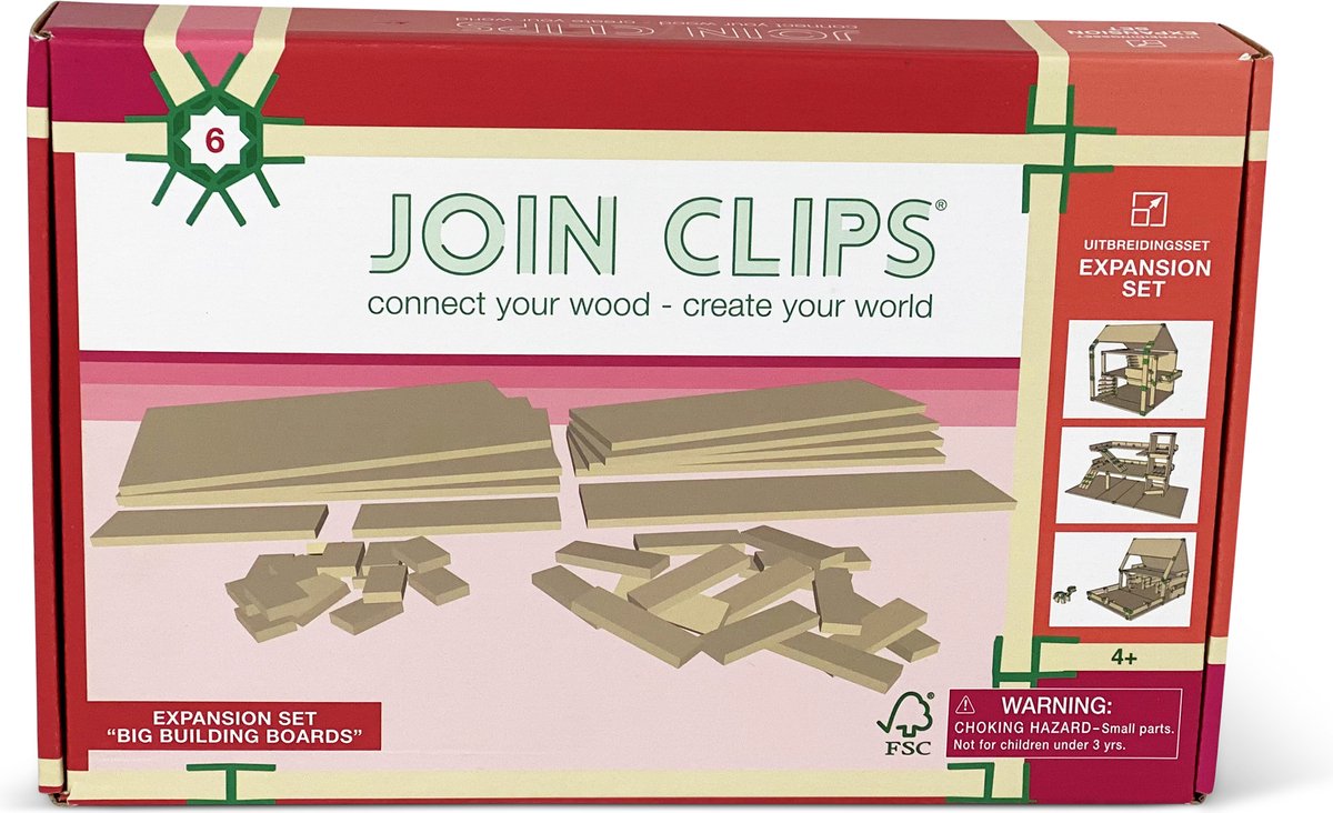 Join clips expansion set big building boards