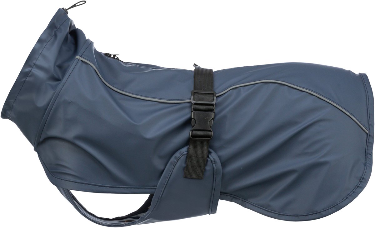 Trixie be nordic regenjas husum blauw 70 cm