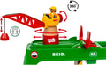 Brio containerkraan - kraan met magnetische haak voor spoorweg - 33996 - uitbreiding voor world - vanaf 3 jaar