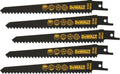 Dewalt - reciprozaagblad - 152mm - hcs staal - set van 5