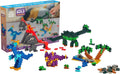 Plus-plus learn to build dino`s 600 delige bouwset - 3918 - bouwspeelgoed - constructiespeelgoed - set met bouwstenen - vanaf 5 jaar