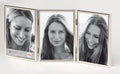 Walther design chloe - fotolijst - fotoformaat 3x 10x15 cm - zilver