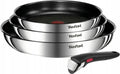 Tefal ingenio pannenset - 3 koekenpannen set met handgreep 22 cm, 24 cm, 28 cm- 4 delig