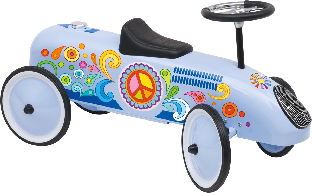 Goki Lauffahrzeug Retro Blau