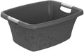 Rotho - wasmand - 25 liter - bloemen grijs