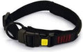 Beeztees parinca hondenhalsband nylon - zwart 60-65 cm x 30 mm