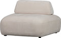 Woood sterck fauteuil - polyester - zand - 118x102x41