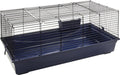 Petsfirst knaagdieren kooi jip - blauw zwart - cavia´s - dwergkonijn - 120 cm l - 59 cm b - 50 cm h