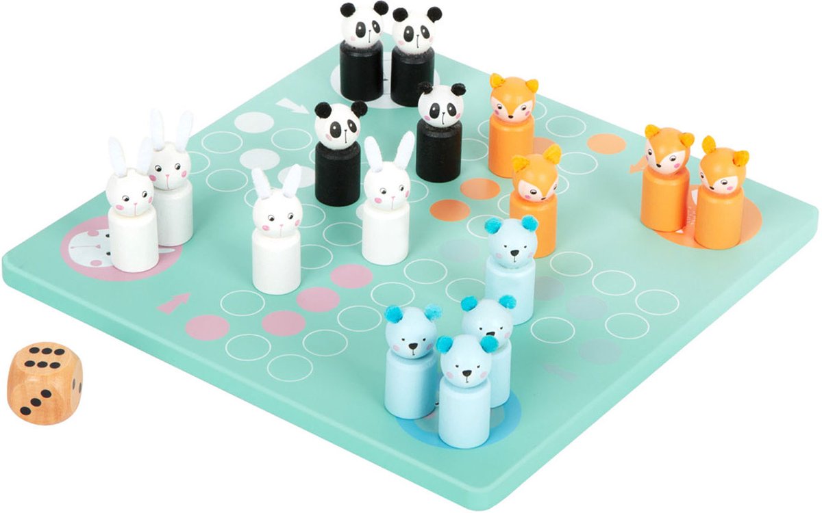 Small Foot - Ludo-Wildtiere aus Holz