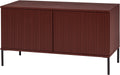 Woood new gravure tv meubel - grenen - bordeauxrood - 56x100x44
