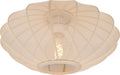 Lucide corina - plafonnière (plafondlamp) - ø 40 cm - 1xe27 - beige - japandi