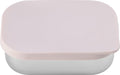 Aya ida aya ida - lunch box - opbergdoos - meenemen - brood - lunch - salade - rvs- siliconen deksel - 900ml - soft rose