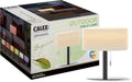 Calex oplaadbare tafellamp cascia - sfeerverlichting voor binnen en buiten - draadloos - dimbaar - warm wit licht rgb - waterdicht - zwart