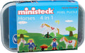Ministeck paarden 4in1 plastic doos 500 stukjes