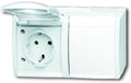Busch-jaeger abb ocean ip44 wandstopcontact (wcd schakelmateriaal) - 2cka002084a0711 - e2p27