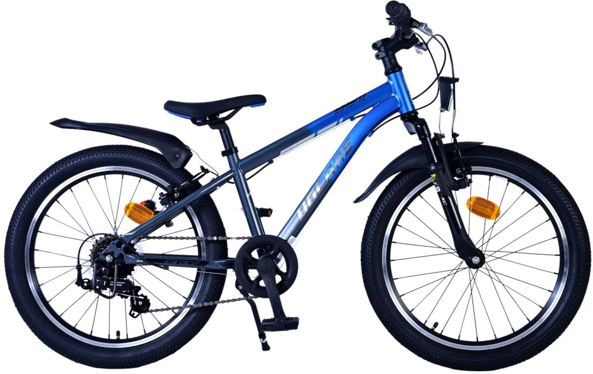 Volare xc race kinderfiets - 20 inch - blauw grijs - 7 versnellingen