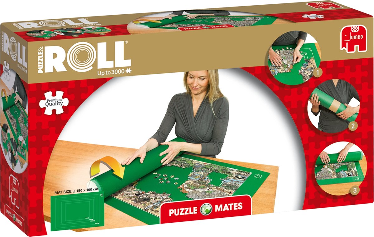 Jumbo Puzzle Mates Puzzle-Rollenmatte 1500 - 3000 Teile.