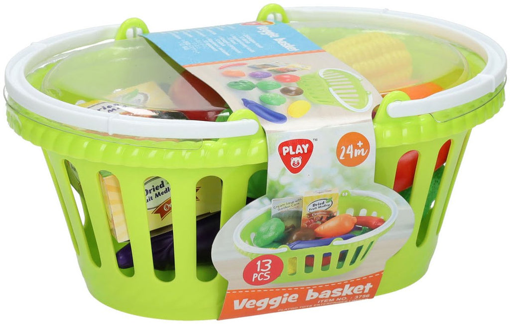 Playgo mandje met groenten - 13dlg.