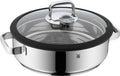 Wmf vitalis - stoom- en braadpan - ø 28 cm - rvs - met deksel - geschikt voor inductie
