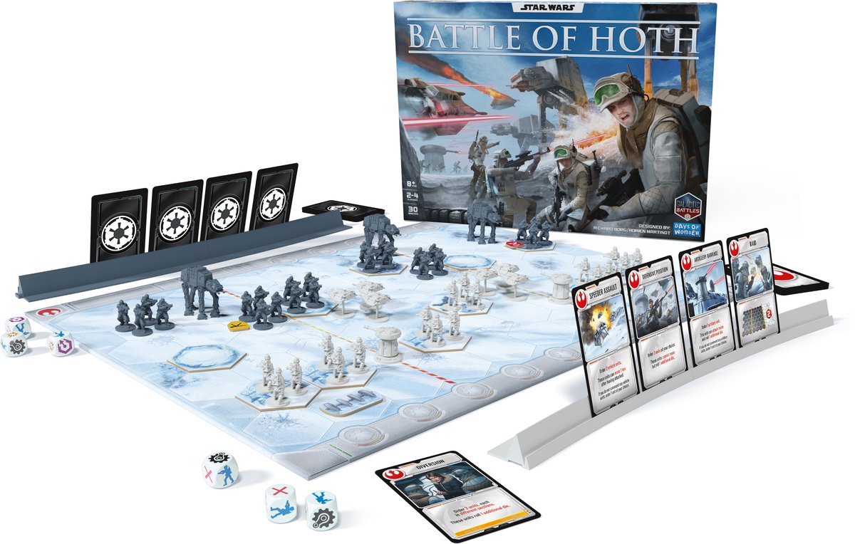Days of wonder star wars bordspel battle of hoth miniaturen.