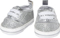 Heless Poppensneakers, glitzernd silber, 30-34 cm