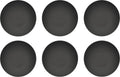 Villeroy boch - manufacture rock diepe borden 6 stuks zwart - 28cm