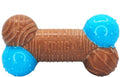 Kong corestrength bamboe bot | sterk hondenspeelgoed bruin blauw