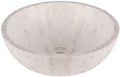 Differnz marmor waskom - 40x40x15cm - rond - marmer - glans wit