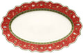 Villeroy boch toy's delight serveerschaal - ovaal - 50 x 31 cm - kerst