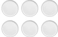 Medard de noblat - yaka black - dinerbord 27 cm - 6 delig - porselein