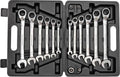 Gedore red 3300060 r07203016 ring-steeksleutelset 16-delig sleutelbreedte (metrisch) 07 - 29 mm