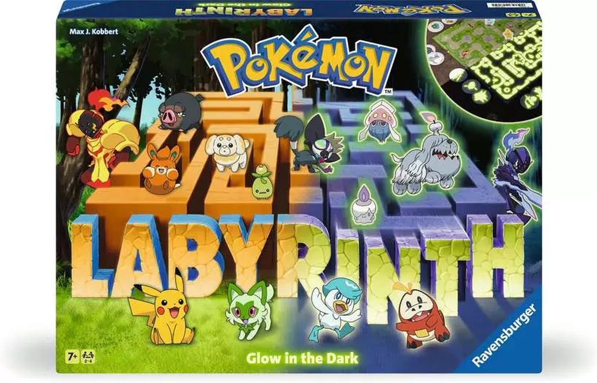 Ravensburger pokémon labyrinth glow in the dark