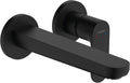Hansgrohe rebris s - inbouw wastafelmengkraan - ééngreeps bediening - 20mm maat - mat zwart