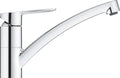 Grohe starteco keukenkraan - lage uitloop - 140° draaibereik - chroom