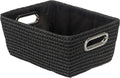 Wenko opbergmandje chromo 28 x 19,5 x 12 cm polyurethaan zwart