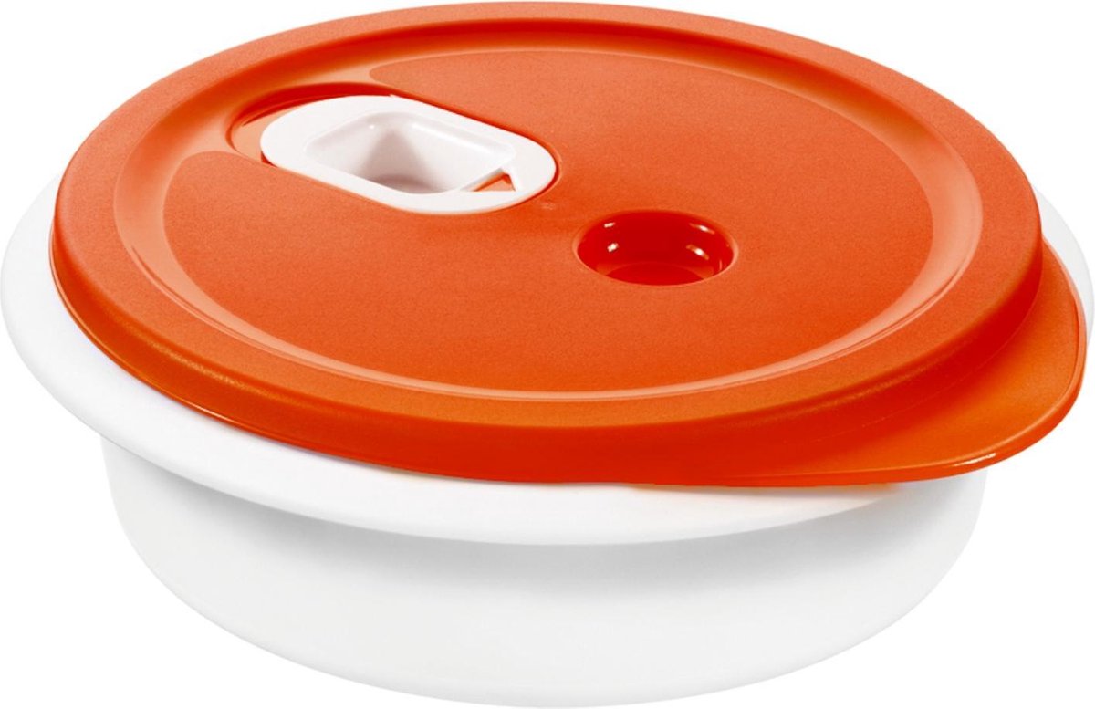 Rotho clever Mikrowellenteller 1l Papayarot
