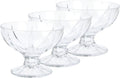 Arcoroc ijs sorbet coupes - 6x - op voet - 200 ml - glas - ijsschaaltjes - ijscoupe glazen