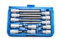 Satra s-sh1212l serie - dopsleutelset imbus - 1 2 - 12 stuks - chroom-vanadiumstaal