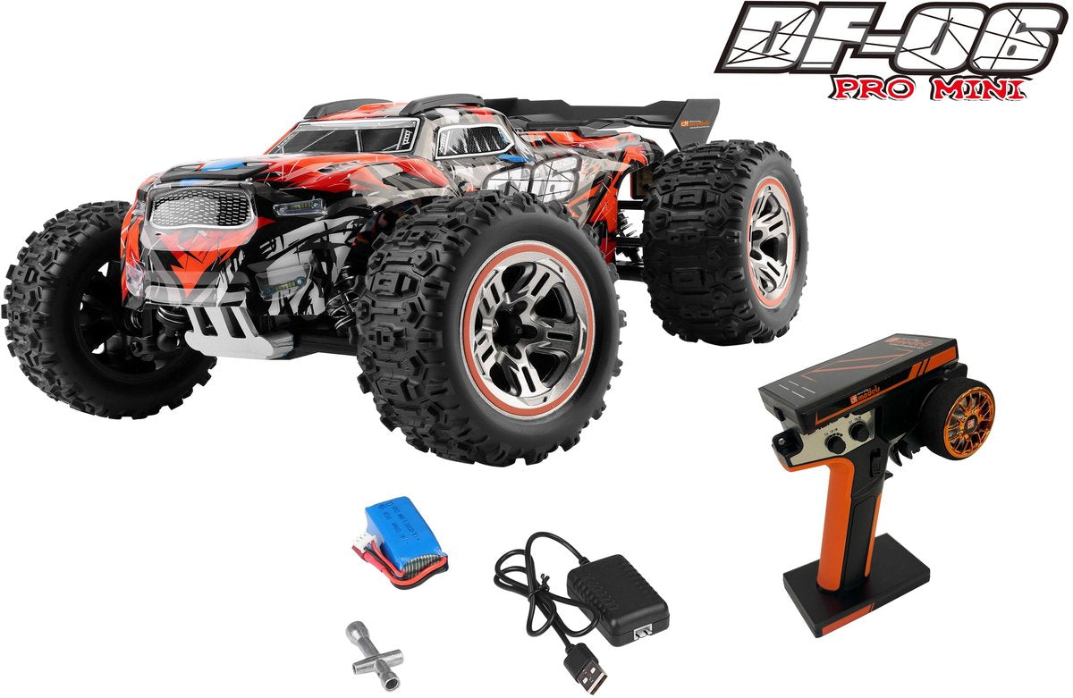 Df-models df06-pro mini truck 1:18 brushless ready to run (rtr)